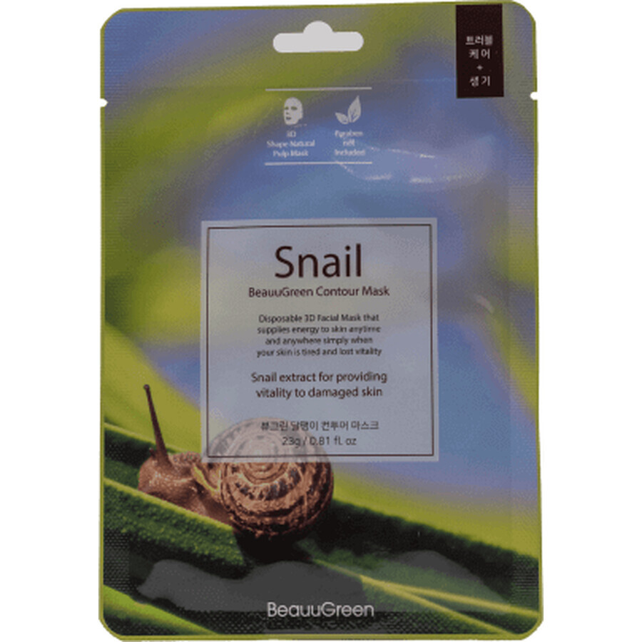 Acquista BeauuGreen Maschera viso idratante con estratto di bava di lumaca, 1 pz BeauuGreen Maschera viso idratante con estratto di bava di lumaca, 1 pz