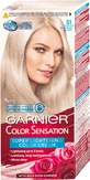 Garnier Color Sensation Permanent Haarkleuring S1 Platinablond, 1 st