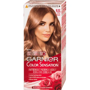 Garnier Color Sensation Dauerhafte Farbe 8.12 Hellgrau Schillerndes Blond, 1 Stück