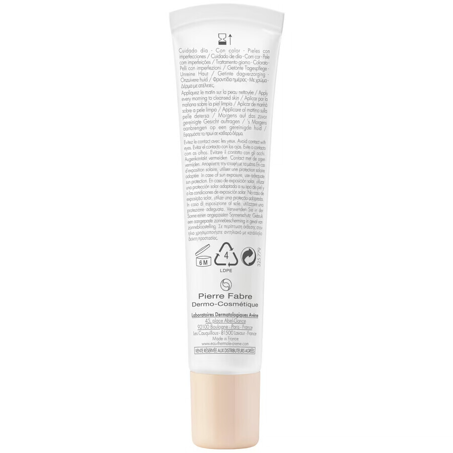 Cleanance Women tinted day cream with SPF 30, 40 ml, Avène