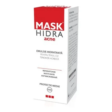 Hydra Akne-Maske feuchtigkeitsspendende Emulsion, 50 ml, Solartium Gruppe