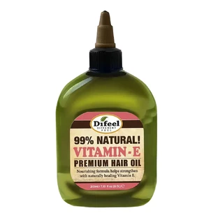 Difeel 99% Natural Premium Hair Treatment Oil with Vitamin E, 75 ml