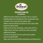 Difeel 99% Natural Premium Hair Treatment Oil with Vitamin E, 75 ml
