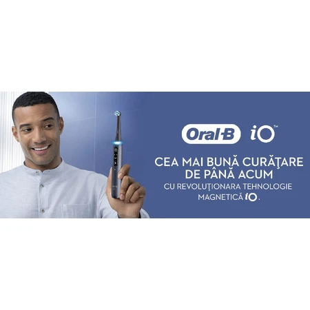 Cepillo de dientes eléctrico Oral B iO Serie 7, negro