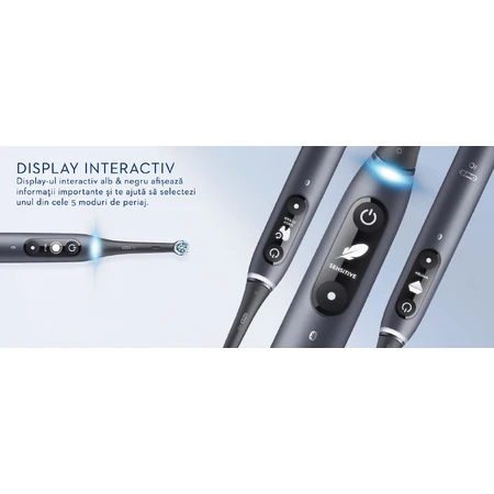 Cepillo de dientes eléctrico Oral B iO Serie 7, negro