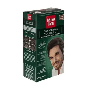 Tinte de pelo sin amoniaco para hombre nº 40, Marrón, Petrole Hahn