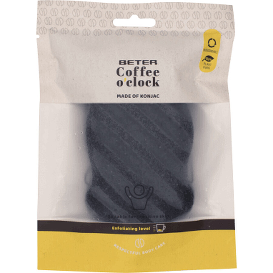 Buy Beter Coffee O'Clock Body sponge, 1 pc Beter Coffee O'Clock Body sponge, 1 pc