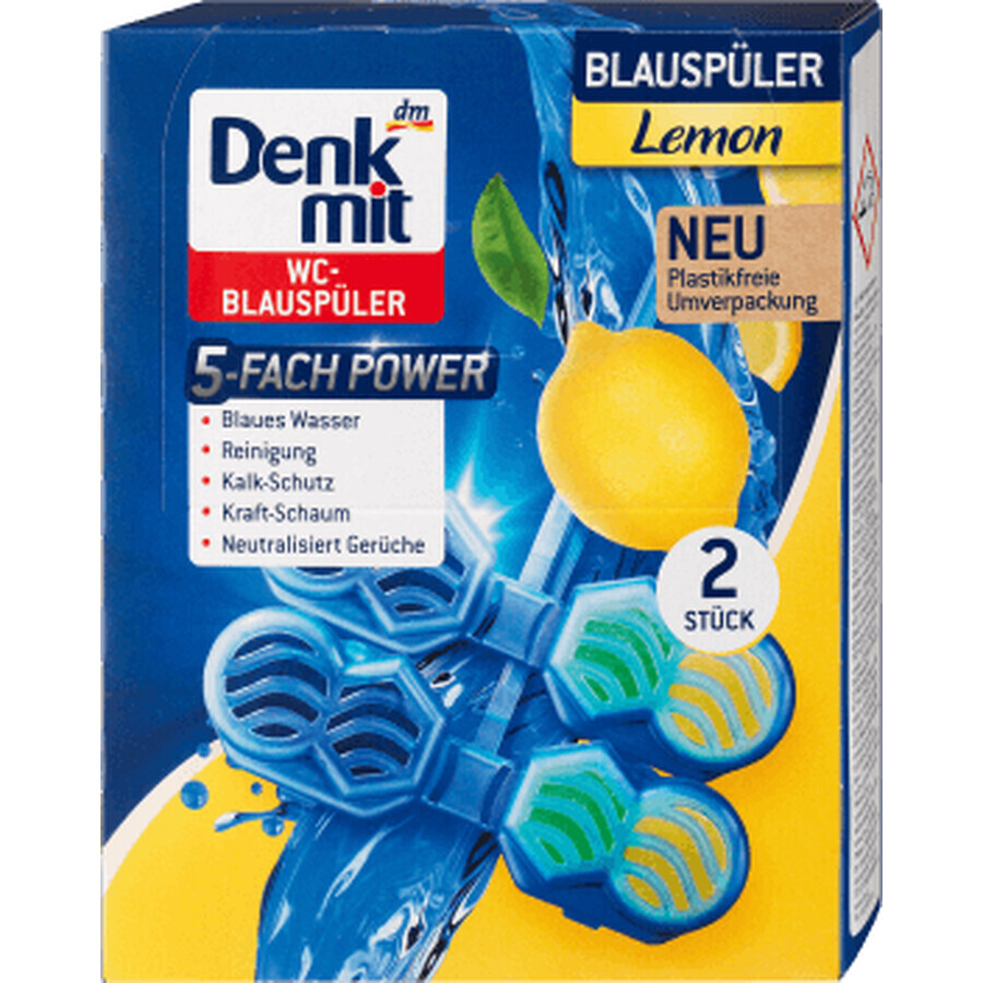 Boutique Denkmit Toilet freshener lemon, 2 pcs. Denkmit Toilet freshener lemon, 2 pcs.