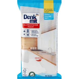 Denkmit Universal toallitas húmedas frescura, 50 uds.