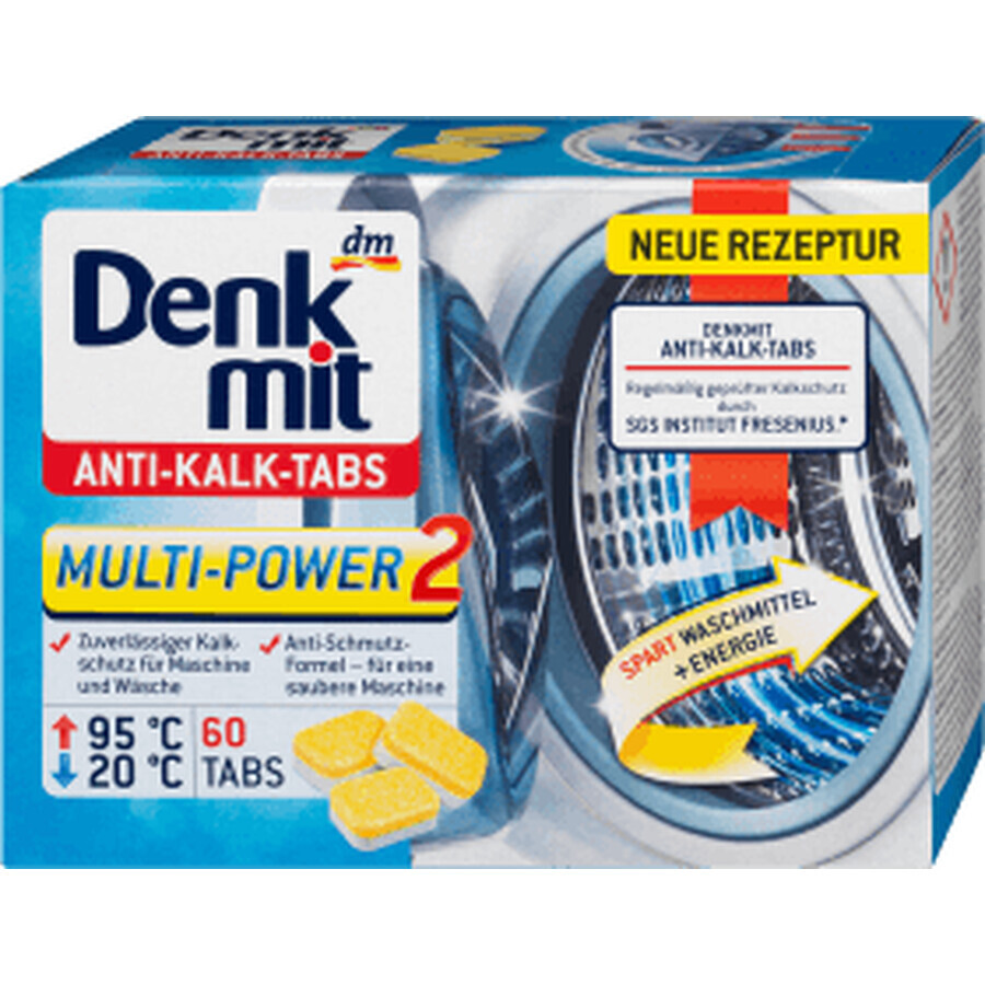 Buy Denkmit Anti limescale tablets multi power, 60 pcs Denkmit Anti limescale tablets multi power, 60 pcs