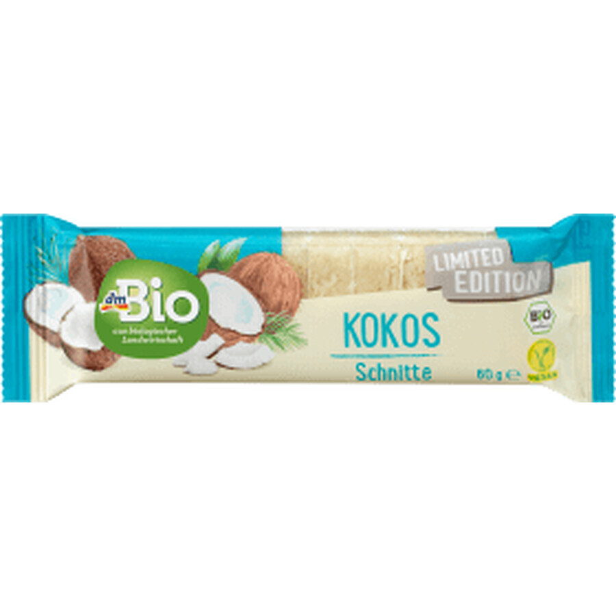Boutique DmBio Barre de noix de coco, 60 g DmBio Barre de noix de coco, 60 g