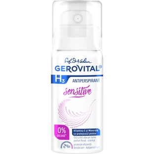 Gerovital H3 Antitranspirant Deodorant Sensitiv, 40 ml