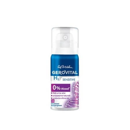 Gerovital H3 Antitranspirant Deodorant Sensitiv, 40 ml