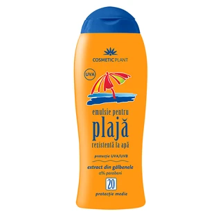 Waterdichte strandemulsie met goudsbloem SPF 20, 200 ml, Cosmetic Plant