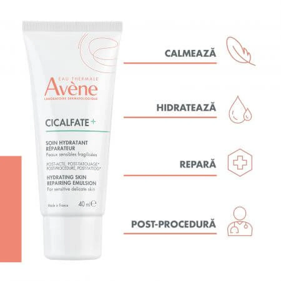 Cicalfate herstelemulsie na chirurgie, 40 ml, Avene
