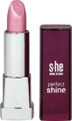 She colour&amp;style Perfect Shine Ruj de buze N. 330/100, 5 g