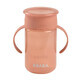Cana de invatare, 340ml, Pink, Beaba
