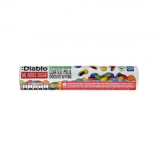 Suikervrije chocolade dragees, 22 g, Diablo