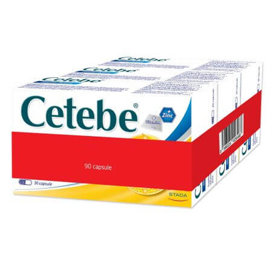 Buy Package Cetebe Immuno-Active, 500 mg, 3 x 30 capsules, Stada Package Cetebe Immuno-Active, 500 mg, 3 x 30 capsules, Stada