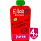 Puré de fresas y manzana, 120 gr, Ella's Kitchen