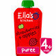 Strawberry and apple puree, 120 gr, Ella&#39;s Kitchen