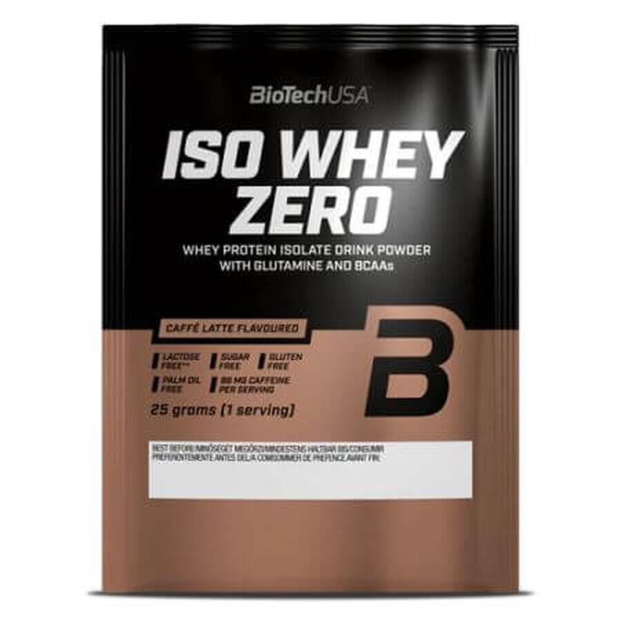 Buy Iso Whey Zero Caffe Latte protein powder, 45 g, Biotech USA Iso Whey Zero Caffe Latte protein powder, 45 g, Biotech USA
