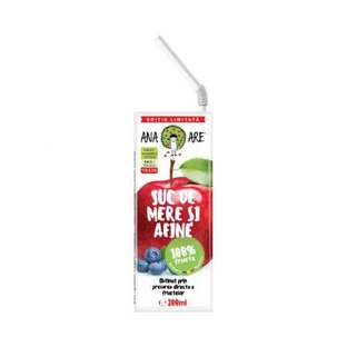 Zumo de manzana y arándanos, 200 ml, Ana Are