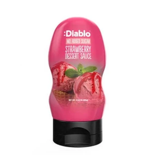 Cobertura sin azúcar con sabor a fresa, 290 ml, Diablo