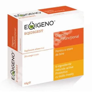 Eqidigest natuurlijke spijsvertering multifunctioneel, 24 tabletten, Eqigeno