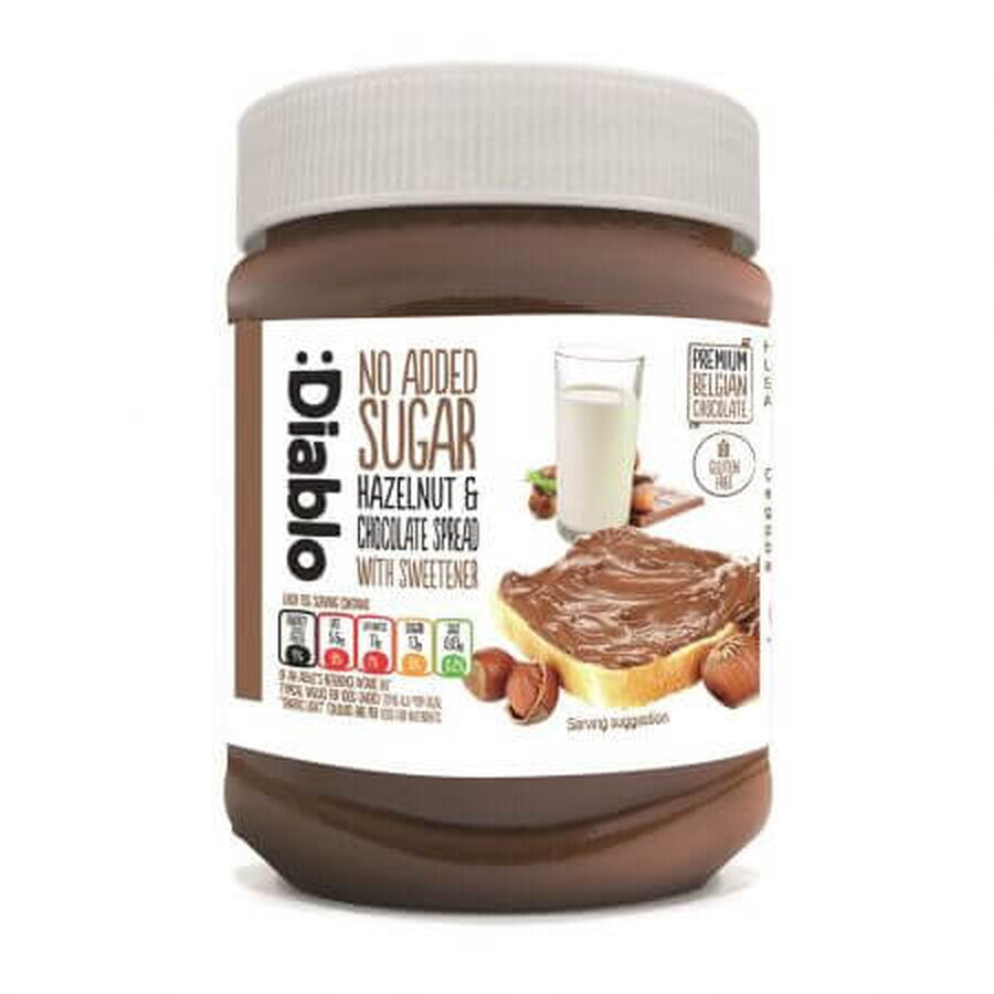 Cumpără Crema tartinabila cu ciocolata si alune, 350 g, Diablo Crema tartinabila cu ciocolata si alune, 350 g, Diablo