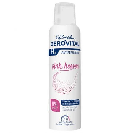 Pink Heaven H3 Antiperspirant Deodorant, 150 ml, Gerovital