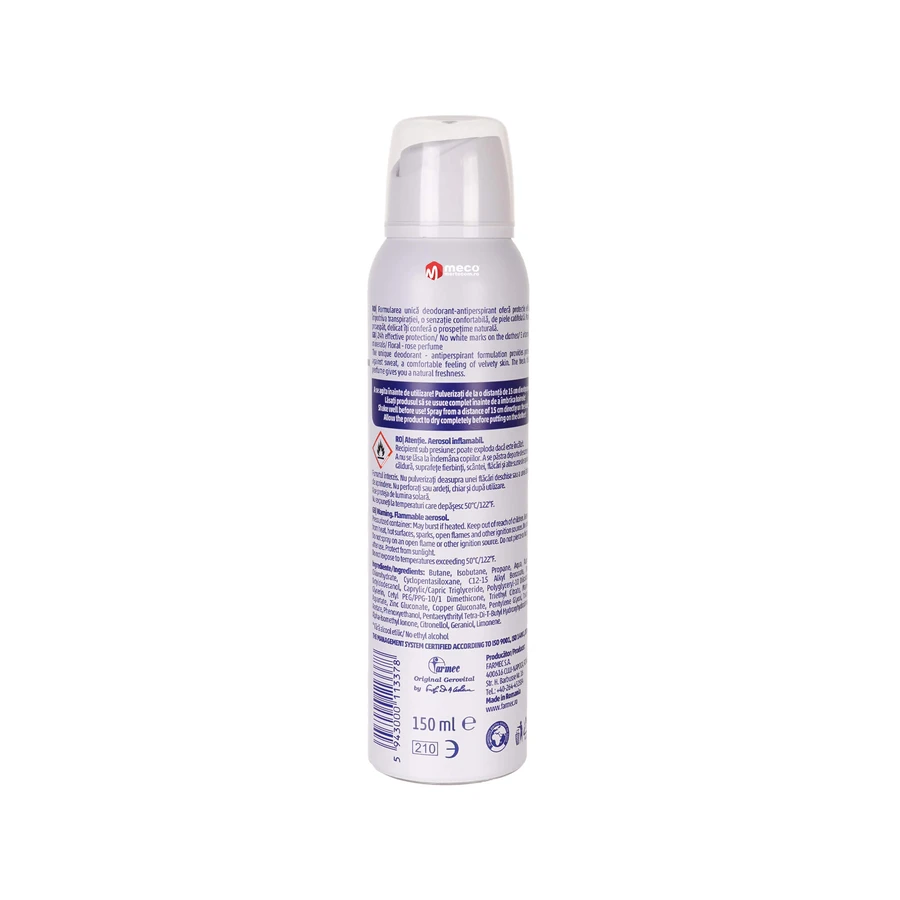 Pink Heaven H3 Antiperspirant Deodorant, 150 ml, Gerovital