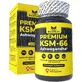 Extracto de Raíz de Ashwagandha KSM-66 Premium, 60 cápsulas vegetales, Boost4Life