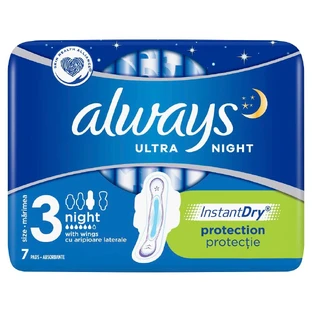 Always Ultra Noche Absorbente, 7 piezas, P&amp;G
