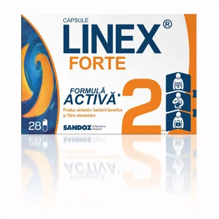 Linex Forte, 28 capsules, Sandoz