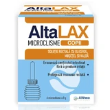 Microclisme AltaLAX pentru copii, 6 bucăți, Althea Life Science
