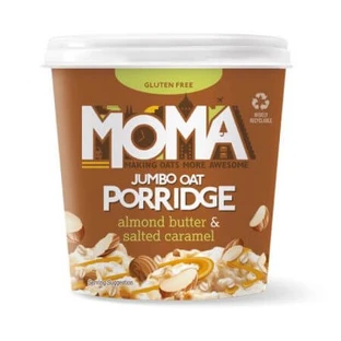 Glutenvrije havermout met amandelen en gezouten karamel, 55 g, Moma