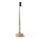 Cepillo de dientes Suave + base con calandria Nude, Pluma