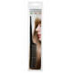 Classic comb with handle and dense teeth, Black color, 1 piece, Boreal