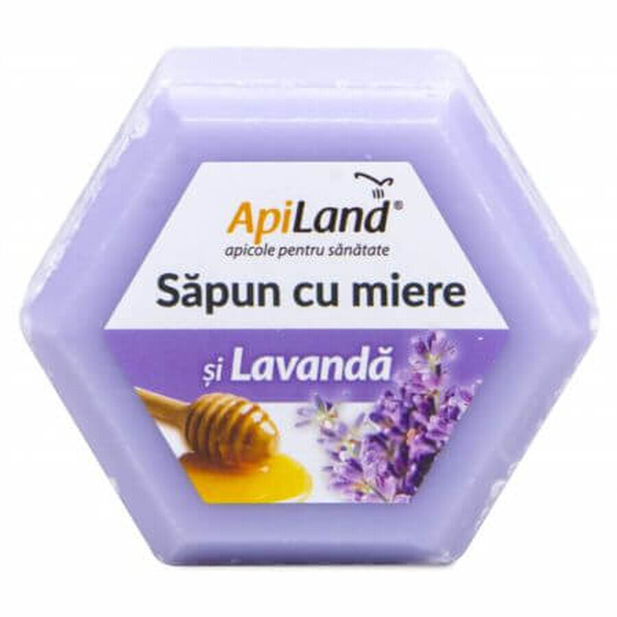 Buy Soap with honey and lavender, 100 g, Apiland Soap with honey and lavender, 100 g, Apiland