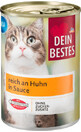 Dein Bestes Wet cat food chicken in sauce, 415 g