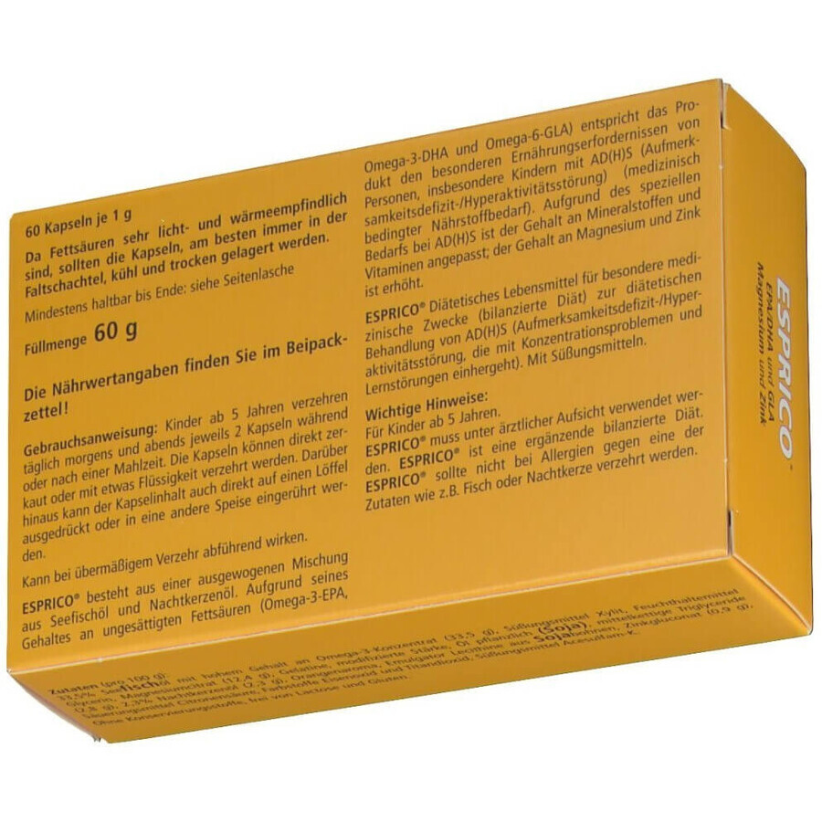 Esprico, 60 gélules, Engelhard Arzneilmittel