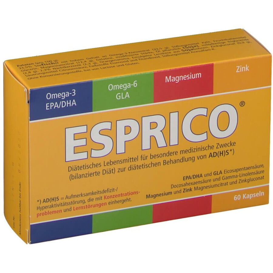 Esprico, 60 gélules, Engelhard Arzneilmittel