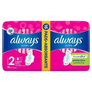 Compresas Always Ultra Super Absorbentes, 16 unidades, P&G
