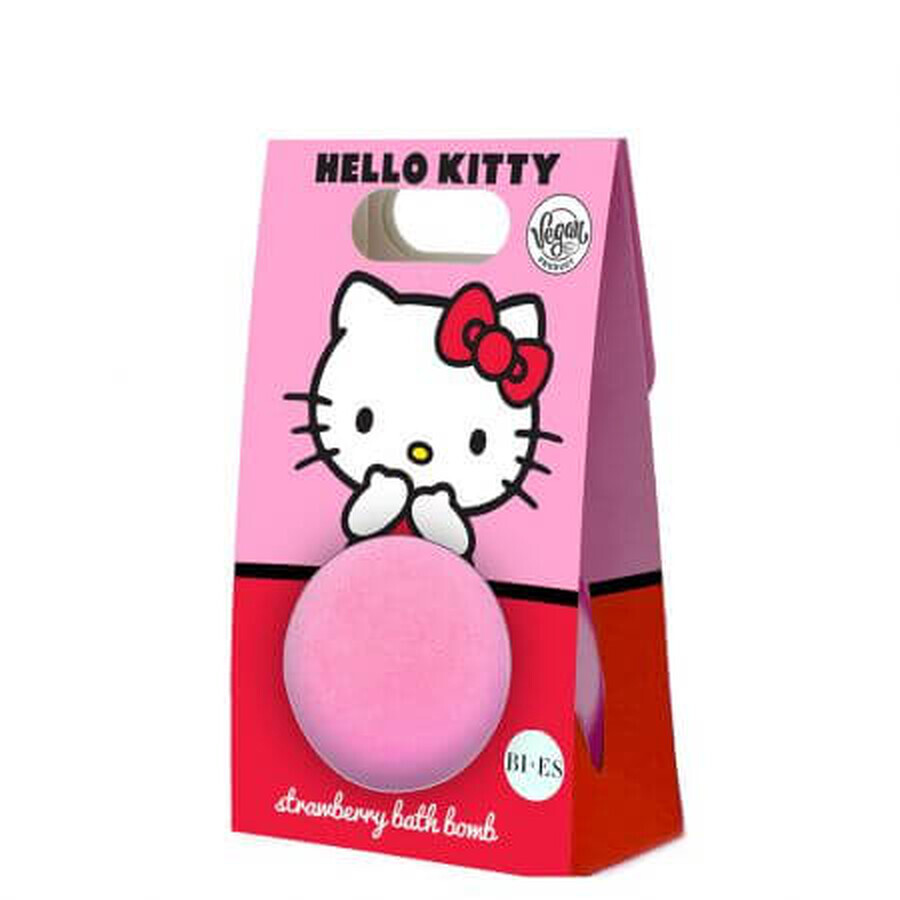 Cumpără Bomba de baie capsuni Hello Kitty, 165 g, Bi-Es Bomba de baie capsuni Hello Kitty, 165 g, Bi-Es