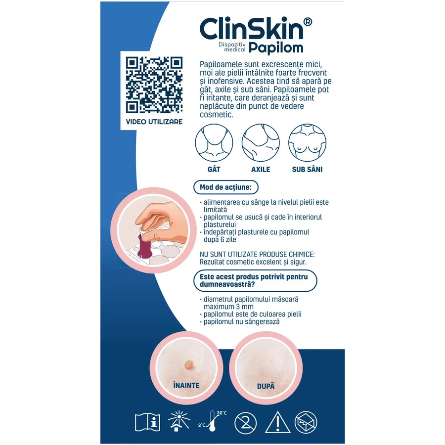 ClinSkin Papilom Tratament Skin Tag, Zdrovit