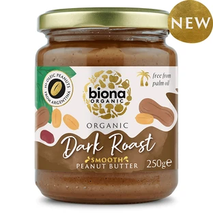 Smooth Hi-Oleic Organic Peanut Cream with Salt, 250 g, Biona