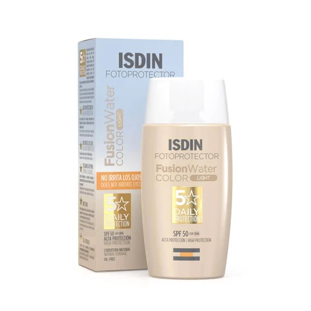 Isdin Photoprotector Fusion Sun Protection Cream Water Color Light SPF50, 50 ml
