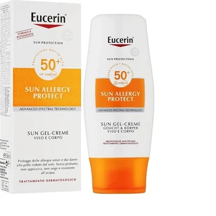 Eucerin Sun Allergy Gel Crema Protector FPS 50+, 150 ml