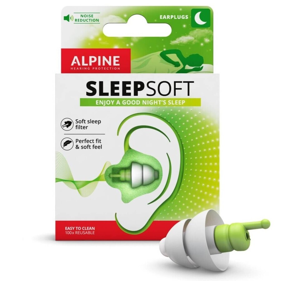 Acquista Tappi per le orecchie Sleep Soft, 1 paio, Alpine Tappi per le orecchie Sleep Soft, 1 paio, Alpine